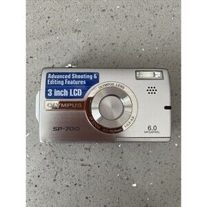 Olympus Digital Camera SP 700 6.0MP with Battery Untested READ